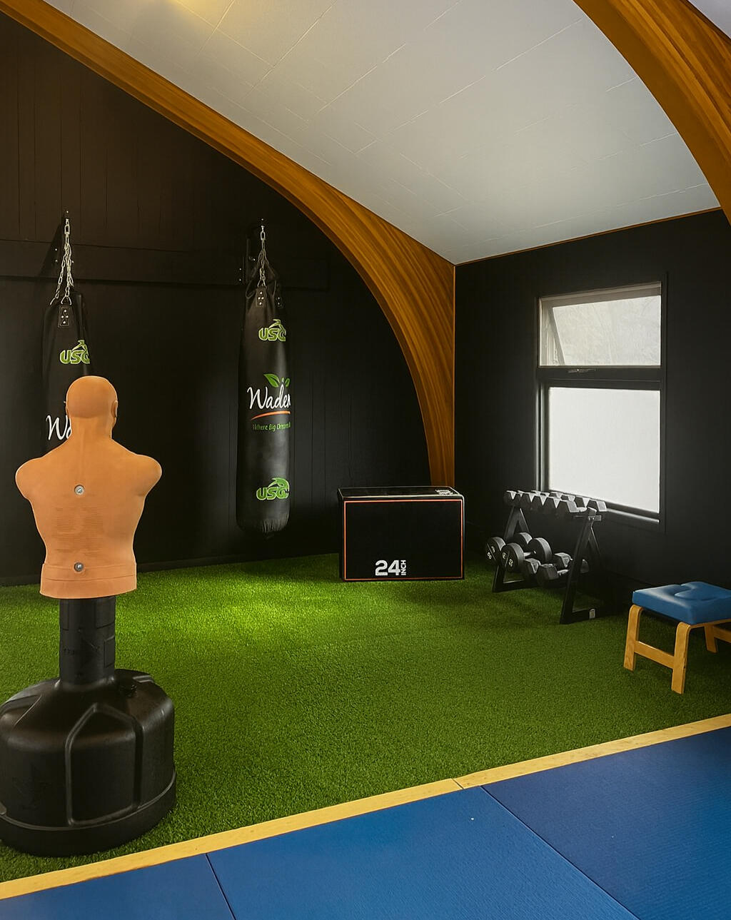fitness center uptairs